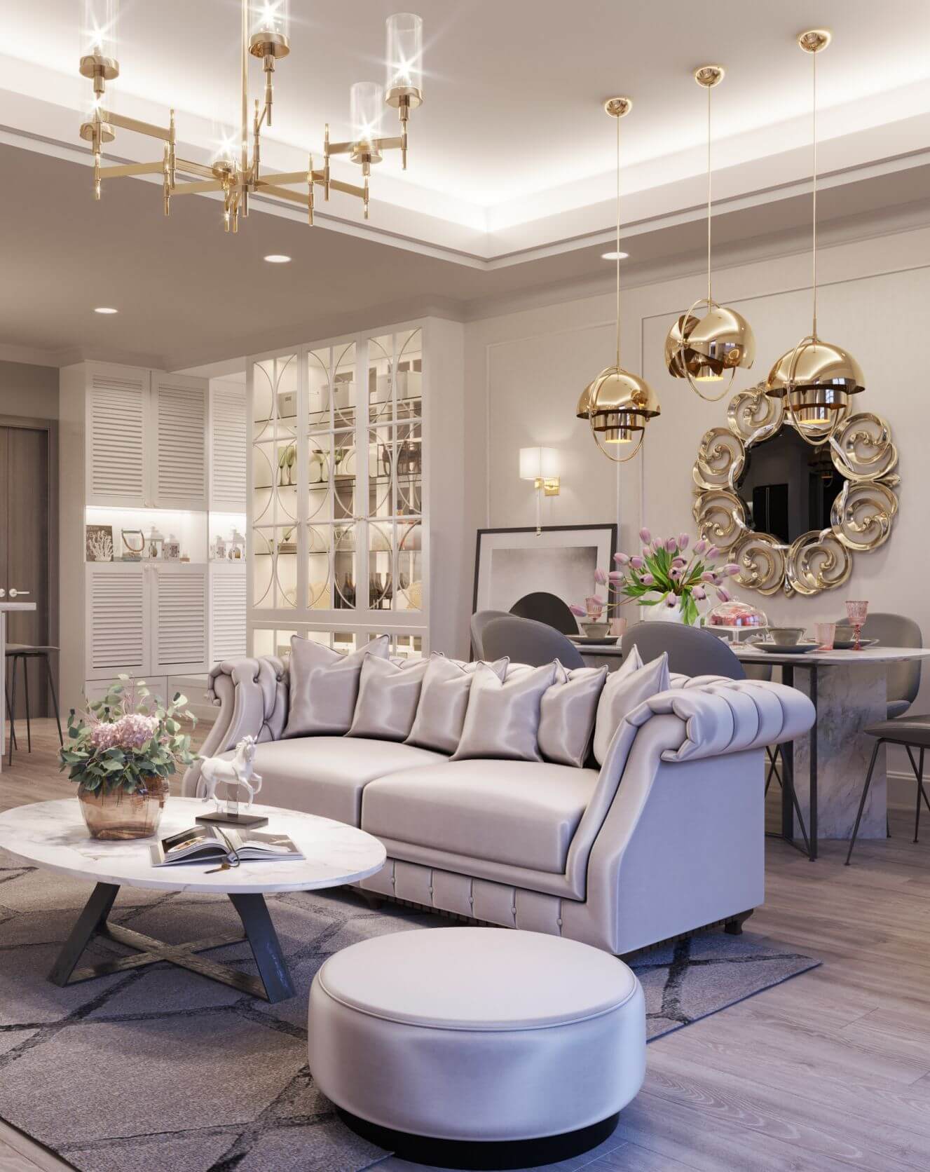 THIẾT KẾ THI CÔNG NỘI THẤT CĂN HỘ GRAND REVERSIDE